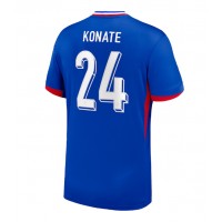 Camiseta Francia Ibrahima Konate #24 Primera Equipación Replica Eurocopa 2024 mangas cortas